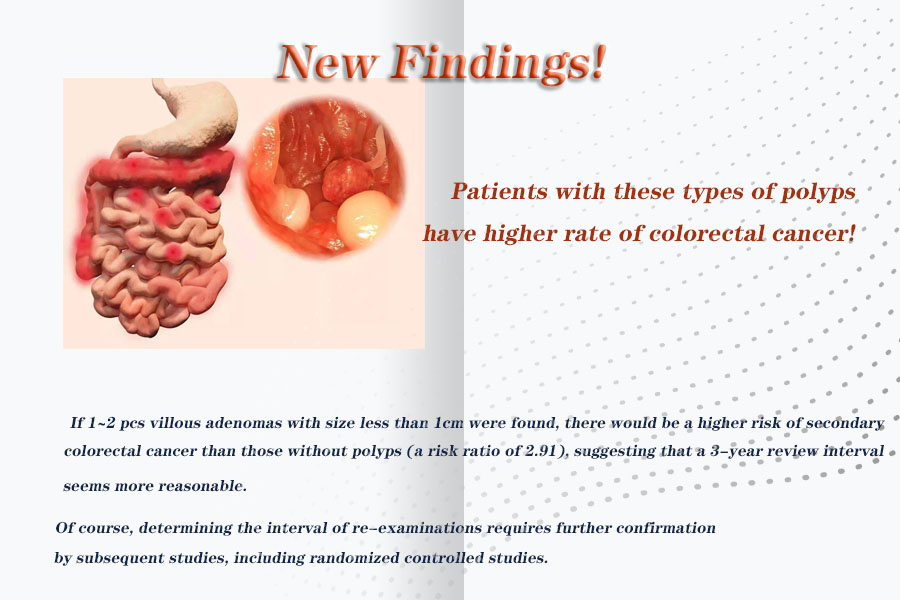 What types of polyps has higher rate of colorectal cancer?