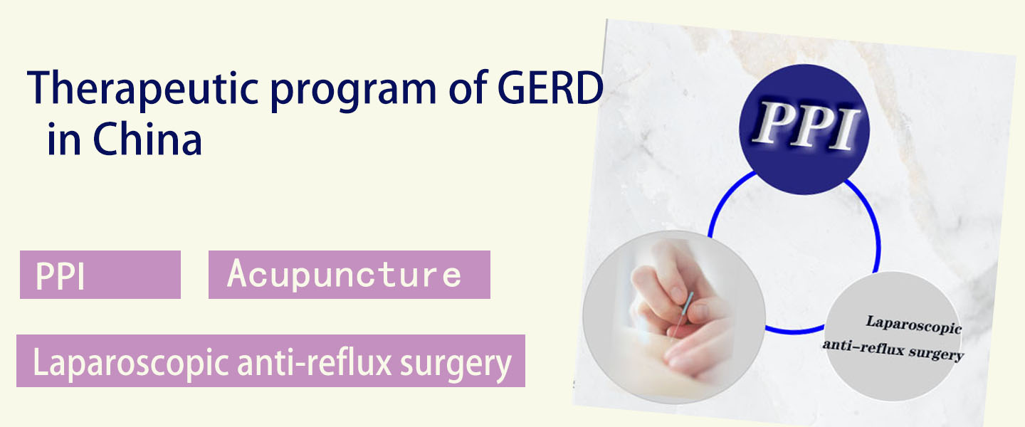Therapeutic program of GERD in China